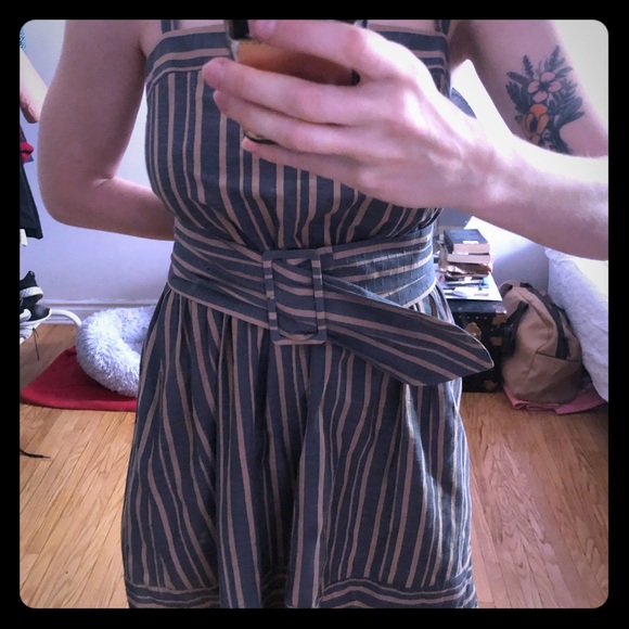 Designer Karen Walker Blue and Pink Belted 👗 - Picture 2 of 2